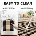 thumbnail image 4 of Brisasol Outdoor Indoor Doormat 2.3x3.6 Brown and Black Buffalo Plaid Rug Washable Outdoor Rug Front Door Mat Layered Door Mat for Porch, Entryway Patio, 4 of 8