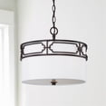 thumbnail image 2 of 3 Light Semi-Flush Mount-Old Bronze Finish Capital Lighting 243431Ob, 2 of 10