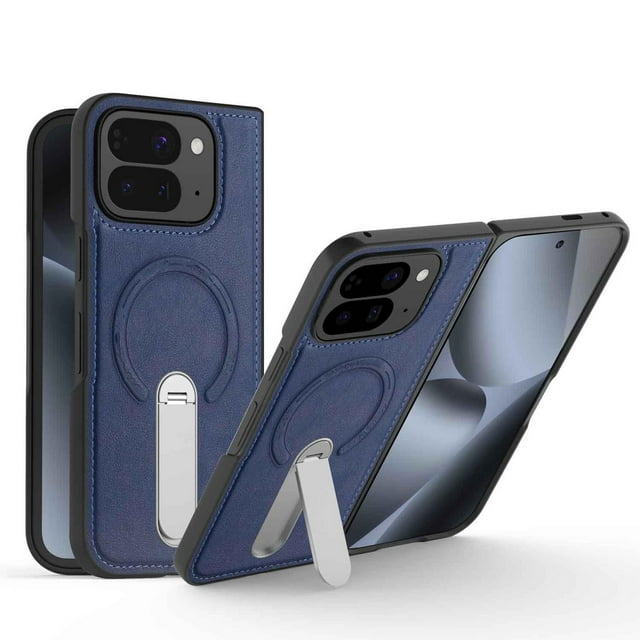 Case For Google Pixel 10 Pro, Magnetic Shell With Wireless Charging Anti-Fingerprint Holder Cover