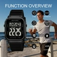 thumbnail image 6 of Skmei Men's Digital Sport Watch – Waterproof Outdoor Wristwatch with LED Backlight, Alarm, Stopwatch, Large Face Design, 6 of 10