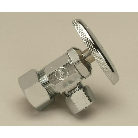 Proflo Pfxas31c 1/2" X 1/4" Angle Supply Stop - Chrome