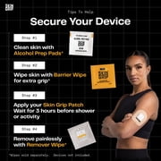 Skin Grip Dexcom G7 & Stelo Patches - 20 Pack, Waterproof CGM Glucose Monitor Adhesive Covers, Durable Long-Lasting Sensor Patches - Tan