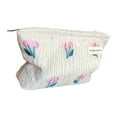 thumbnail image 1 of Fresh Floral Cosmetic Bag Travel Portable Storage Large Capacity Canvas Cosmetic Bag, 1 of 2