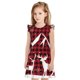 thumbnail image 1 of Balery Christmas Buffalo Plaid Camisón de princesa para niñas, pijama de algodón con mangas abullonadas, suave y bonito.-Small, 1 of 6