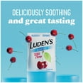 thumbnail image 4 of (2 pack) Luden's Sore Throat Drops, for Minor Sore Throat Relief, Sugar Free Wild Cherry Throat Remedy, 75 Ct, 4 of 15