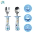 thumbnail image 6 of The First Years Bluey Toddler Silverware 2 Pk with Handle Guards - Ages 9 Months and up, 6 of 9