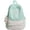 Green, variant on Lace Plaid Backpack, Mixed Pattern and Ribbon Bows, Spacious Lightweight Backpack for Commute Shopping, Lightweight study Bookbag with Front Zipper and Side Pockets, Black