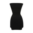 thumbnail image 5 of USSUMA Skirts for Women Trendy Summer Women'S Casual Dresses Sleeveless Crew Neck Casual Solid Color Elastic Wrap Skirt Maxi Dress Casual Skirts Comfortable Skirt Outdoor Black Dress Size-L, 5 of 5