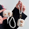 thumbnail image 3 of Funda LiWerlly para Apple AirPods Pro 1 y 2 Generacion Diseño Oso 3D con Kit de Limpieza y Llavero, 3 of 5
