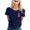 A114 Navy, variant on Yuncity Womens Shirts Featuring Cancer Awareness Tshirt Loose Fit Comfortable Casual Design Tops Pink Ribbon Graphic Print Tee Size L Black