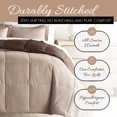thumbnail image 3 of Linen Market Reversible King Size Comforter Set (3 Piece) - Bring Luxury Home With Our Soft And Lightweight Down Alternative Comforter King Set - This Includes Your King Comforter And 2 Pillow Shams, 3 of 5