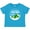 Turquoise, variant on Inktastic Grandma's Hiking Buddy with Mountains and Trees Boys or Girls Baby T-Shirt