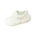 thumbnail image 1 of Espadrilles Décontractées pour Femmes Chaussures de Sport Semelles en Caoutchouc Espadrilles Confortables Chaussures Légères à Lacets pour Randonneur Shorts Pêche Conduite Dames Filles Blanc 40, 1 of 8