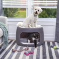 thumbnail image 4 of Step2 Furry Friends Lit Superposé Double Niveau Petit Chien / Chat Lit pour Animaux de Compagnie, Gris, 4 of 5