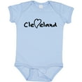 thumbnail image 3 of Inktastic Cleveland Heart Handwriting Black Boys or Girls Baby Bodysuit, 3 of 5