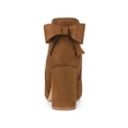 thumbnail image 2 of Unique Bargains Women's Round Toe Bow Decor Chunky Heels Ankle Boots, 2 of 7