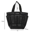 thumbnail image 4 of YiFrZour 2 Pack Mesh Shower Caddy Bag for Gym Bathroom Camp Black, 4 of 7