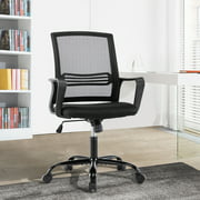 Office Chair,Mid Back Mesh Office Computer Swivel Desk Task Chair,Ergonomic Executive Chair with Armrest