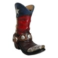 thumbnail image 6 of Ebros Gift 7.5” Texas Boot with Spur Figurine Multicolor Resin Vase, 6 of 9