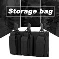 thumbnail image 3 of Bolsa de accesorios multifuncional, bolsa Triple de nailon Molle, soporte de cartucho abierto, almacenamiento de equipos Molle, 3 of 5