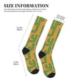 thumbnail image 2 of Lsque Cactus 2 Pattern Sport Compression Socks for Men & Women 15-20 mmHg Knee High Nurse Pregnant Running Medical and Travel Athletic, 2 of 6