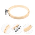 thumbnail image 3 of SHISUYAN 1PC 8cm Bamboo Embroidery Circle Frame DIY Craft Cross Stitch Chinese Traditional Sewing Manual Tool, 3 of 9
