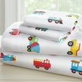 thumbnail image 6 of Wildkin Kids 7 Pc Full Microfiber Bed in a Bag for Boys & Girls (Trains, Planes & Trucks Blue), 6 of 9