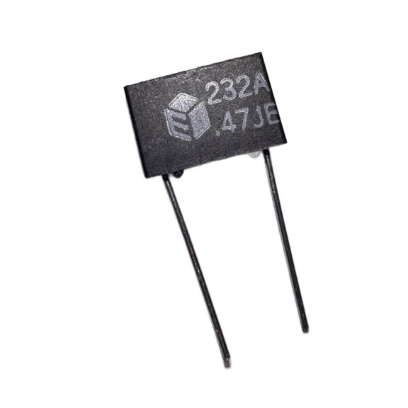 Pack of 2 232A1B474J Capacitor Rectangular 22AWG Radial Leads, .47 MFD 100V 5% Bulk : RoHS