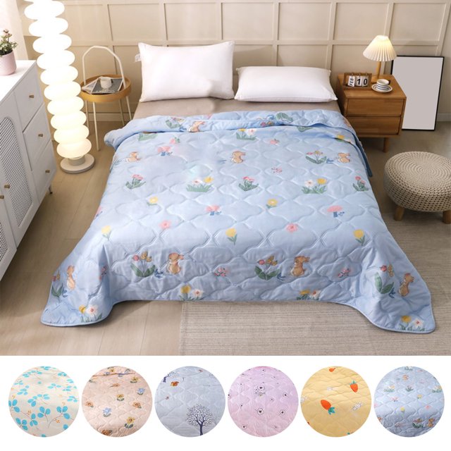 Dvkptbk s Comforter Queen Size, s Blankets for Hot Sleepers And Night Sweats, Gray Summer Comforter for Queen Size Bed, Breathable Soft Lightweight Silk Smooth
