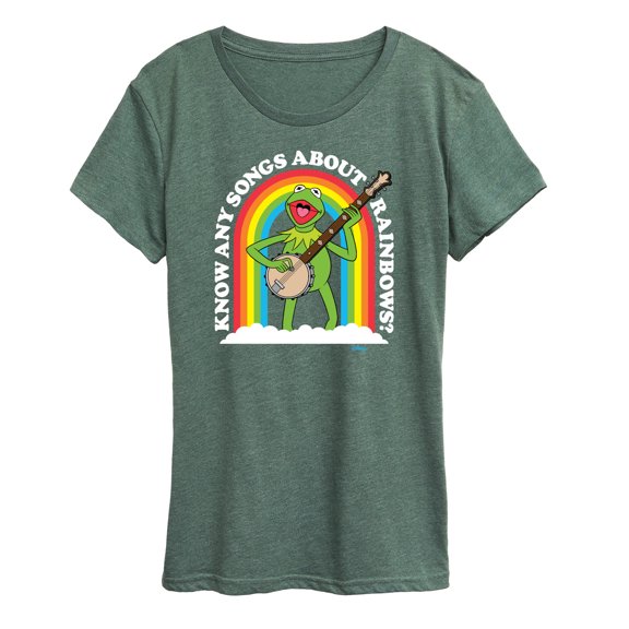 Muppets - Know Any Songs About Rainbows - Ladies Short Sleeve Classic Fit Tee