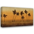 thumbnail image 1 of Cheryl Martin 32x23 Gallery Wrapped Canvas Wall Art Titled - Sunset Palms I, 1 of 4