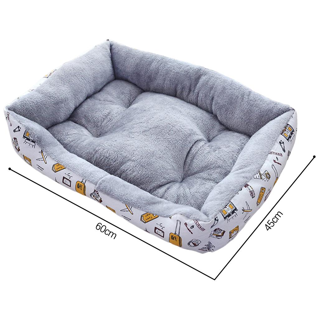 Cat Beds for Indoor Outdoor Small Dog Bed Self Warming Cat Beds Mat Warm Pet Pad Portable Cat Dog Mattress for Medium Small Pets Grey L