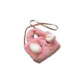 thumbnail image 2 of Adorable bolso de peluche con forma de conejito. Elegante y versátil bolso bandolera o de hombro. Bolso bandolera de peluche., 2 of 6