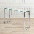 thumbnail image 2 of Uptown Club Farmer Small Transitional Stainless Steel Console Table in Silver, 2 of 3