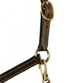 thumbnail image 2 of Horse Size Horze Fremont Leather Halter Brown, 2 of 3