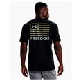 thumbnail image 3 of Under Armour Men's T-Shirt UA Freedom Banner Short Sleeve Graphic Tee 1370818, Black, S, 3 of 5