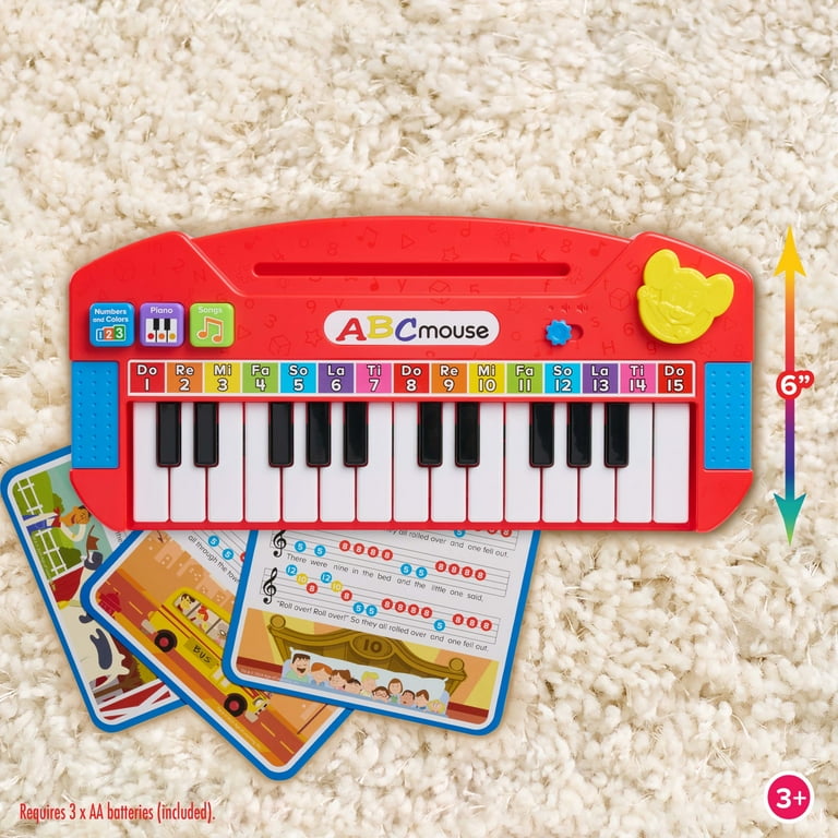 ABCmouse Play Along Piano 3 Learning Modes Learning and Education Pretend Play Kids Toys for Ages 3 up