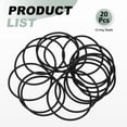 thumbnail image 3 of 20Pcs O-ring Seals 51mm EPDM Rubber Sealing O-Rings for Equipment Sealing, 3 of 7