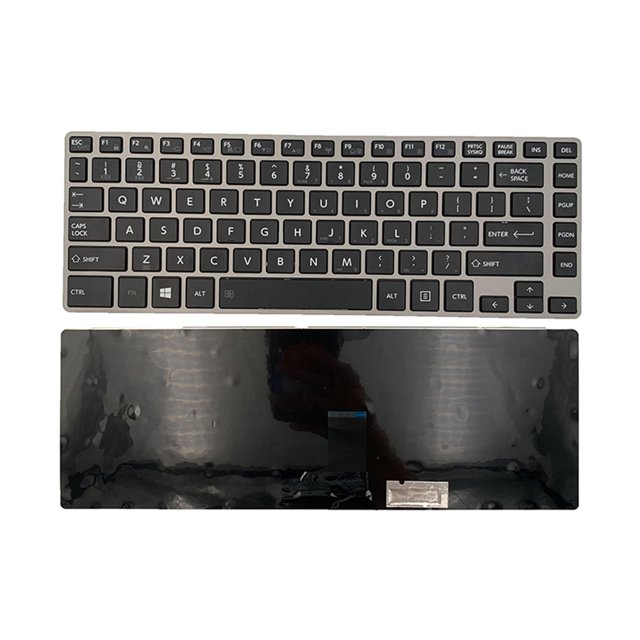 Matsuzay Teclado para portátil, ajuste de escritura profesional, accesorios de entrada eficientes, componentes de entrada, repuesto de teclado de EE. UU. Juegos de teclado y mouse para computadora