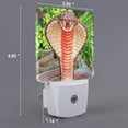 thumbnail image 2 of Balery Cobra Snake Pattern LED Night Light with Automatic Sensor Plug in Night Light with Dusk-to-Dawn Light Sensor LED Nightlight 0.5W-UK, 2 of 7