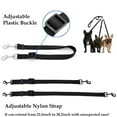 thumbnail image 3 of 3 Way Dog Leash with Padded Handle Pet Reflective Safety Lead Leash No Tangle Detachable 3 in 1 Multiple Dog Triple Coupler Nylon Traction Rope for Medium Large Dogs Training Walking, 3 of 10