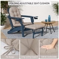 thumbnail image 7 of HONEY HOME Outdoor Adirondack Chair Cushions, 44x19x4 inch Waterproof Rocking Chair Cushion and 17x19 Ottoman Cushion for Patio, Garden, 7 of 7