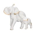 thumbnail image 2 of Figuras de elefante para madre y bebé, estatua exquisita de elefante de resina para decoración del hogar, 2 of 14