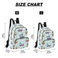 thumbnail image 2 of FORMRS Mini Backpack Purse for Women Travel Daypack Casual Shoulder Bag, Colorful Trains, 2 of 7