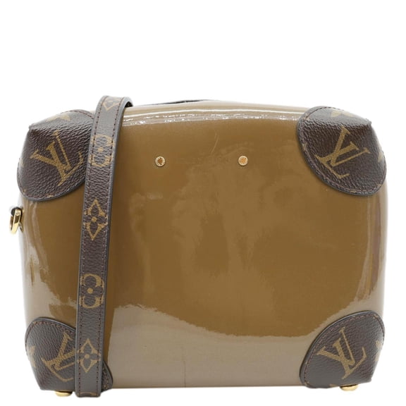 Pre-Owned Louis Vuitton Venice Monogram Vernis Leather Shoulder Bag Bronze