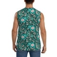 thumbnail image 4 of Balery Lephants in the Jungle Camisetas sin mangas para hombre, absorbe la humedad y protege contra el mal olor.-Small, 4 of 7