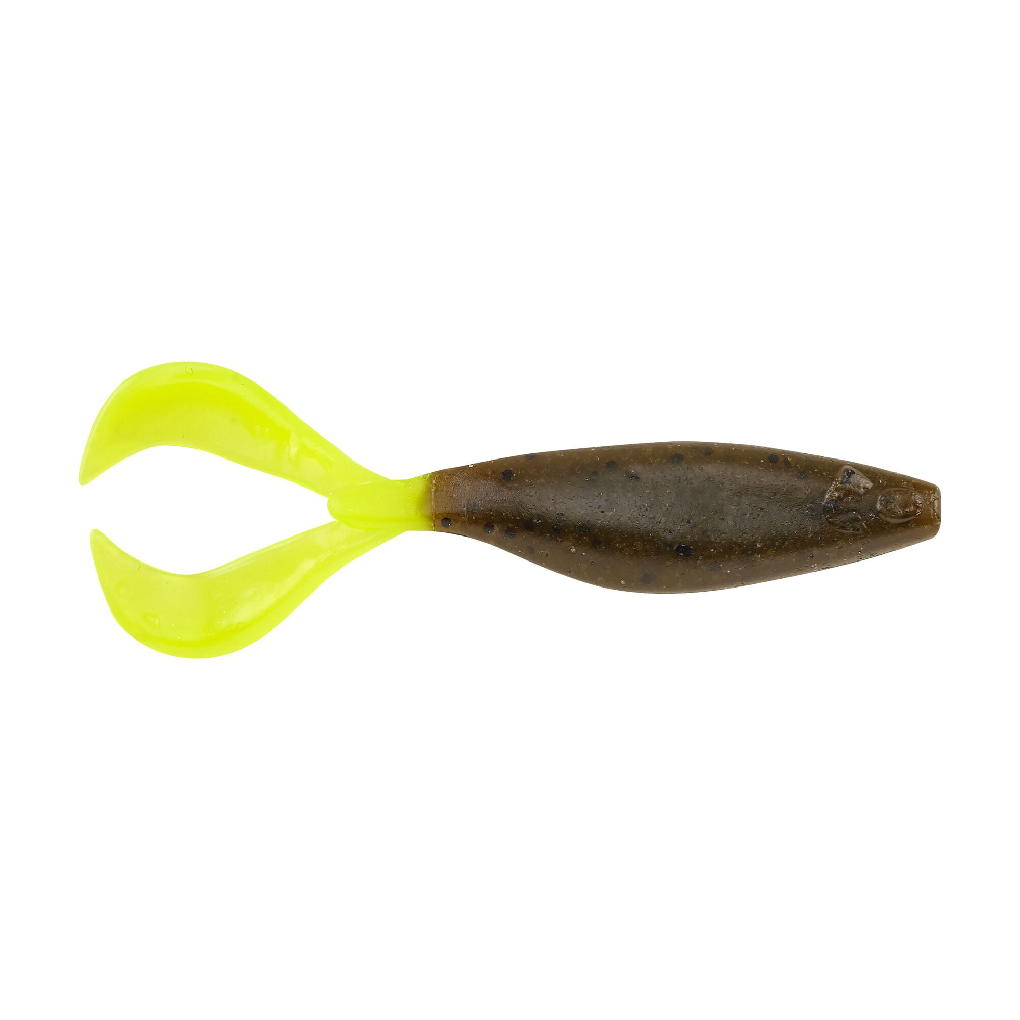 Berkley PowerBait® The Deal, 4.5 in, Fishing Swimbaits, Green Pumpkin/Chartreuse