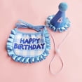 thumbnail image 6 of Lhujing Pet Party Accessories Pet Birthday Party Costume Set-Hat and Scarf Cute Hat Bib Saliva Towel Funny Photography Props, 6 of 9