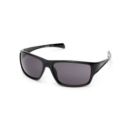 Lens Shiny Black Frame Harley-Davidson Men's H-D Kickstart Sunglasses, Shiny Black Frame & Smoke Lens, Harley Davidson ()