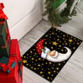 thumbnail image 1 of Alfombrilla de Papá Noel para el suelo, decorativa para las fiestas navideñas, para la entrada al hogar, resistente al desgaste, 1 of 6